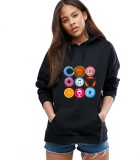 Hanorac dama negru - Circle - M, THEICONIC