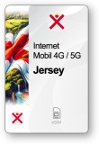 ESIM Internet Jersey, valabil 30 zile, trafic 100 GB, Standard