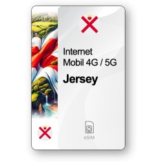 eSIM Internet Jersey, valabil 7 zile, trafic 1 GB, Standard