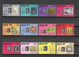 Bhutan 1990 - Timbru pe timbru, expo Londra, serie neuzata