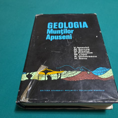 GEOLOGIA MUNȚILOR APUSENI +HARTA/ V. IANOVICI /1976 *