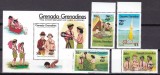 Grenada Grenadines 1985 Scouting MI 667-670 + bl. 94 MNH