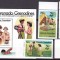 Grenada Grenadines 1985 Scouting MI 667-670 + bl. 94 MNH
