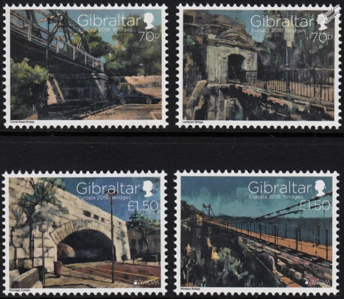 GIBRALTAR 2018 EUROPA CEPT PODURI