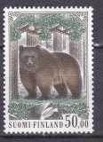 Finlanda 1989 fauna urs MI 1090 MNH