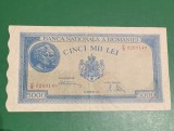 Bancnota 5000 lei 20 decembrie 1945 serie 0269148