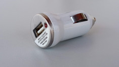 incarcator auto bricheta 12-24V USB 5V 1A minuscul foto