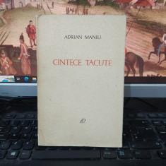 Adrian Maniu Cîntece cântece tăcute Editura pentru Literatură București 1963 067