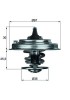 MAHLE TX 30 87D termostat,lichid racire
