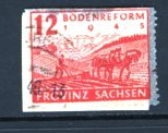 GERMANIA (ZONA ALIATA-SOVIETICA) 1946 &amp;ndash; PROVINCIA SACHSEN, STAMPILAT, F121 foto