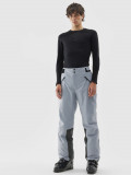 Pantaloni de schi membrana Dermizax 20000 pentru bărbați - gri, 4F Sportswear