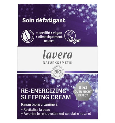 Crema de Noapte Re-Energizanta 5 in 1 Bio Lavera 50ml foto