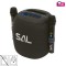 Sistem audio stereo cu 2 microfoane Wireless, 100W, difuzor mid-bass, 2 tweetere, USB/microSD, AUX, efecte LED, negru