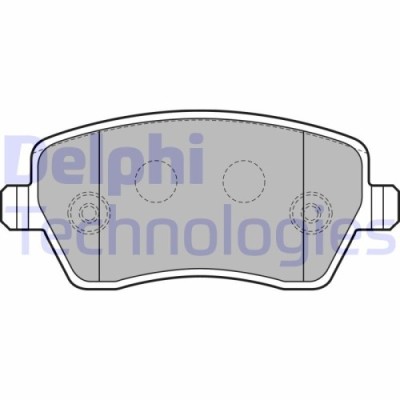 Delphi set placute frana, frana disc foto