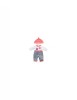 Compleu Roz Papusi 32cm Miniland - Pantaloni, Bluza, Caciulita - Fetite, +3 Luni