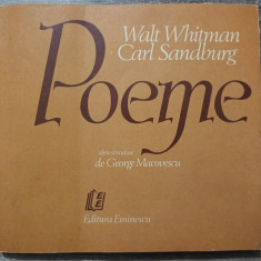 Poeme - Walt Whitman, Carl Sandburg