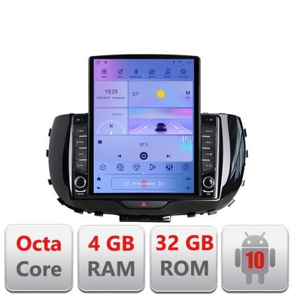 Navigatie Kia Soul 2020- G-soul ecran tip TESLA 9.7&quot; cu Android Radio Bluetooth Internet GPS WIFI 4+32GB DSP 4G Octa C CarStore Technology