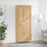 Cumpara ieftin Dulap &icirc;nalt, stejar sonoma, 69,5x34x180 cm, lemn compozit