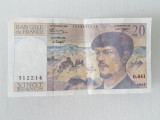 Franta 20 Francs 1993 Noua
