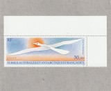 Taaf 1990 - Colonii franceze , Arta , Fauna , Pictura , pasare, dantelat , MNH ,Mi.270, Nestampilat