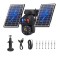 Camera Supraveghere Solara 4G Duala 6MP cu Zoom 50x, Detectie Umana AI, Vedere Nocturna 150m, Panou Solar 20000mAh, IP66, Audio Bidirectional, Fara Wi