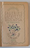ALMANAH GALERIES LAFAYETTE SOCEC ET COMP . S.A . PE ANUL 1940 , COTOR REFACUT