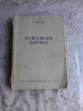 ACUMULATOARE ELECTRICE - G. CLONDESCU