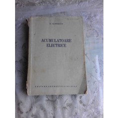 ACUMULATOARE ELECTRICE - G. CLONDESCU