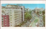 RF34 -Carte Postala- Bucuresti, Bdul N. Balcescu, format lung, circulata 1963