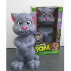 Jucarie vorbitoare interactiva Talking Tom, gri foto