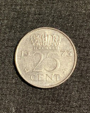 Moneda 25 cenți 1973 Olanda, Europa