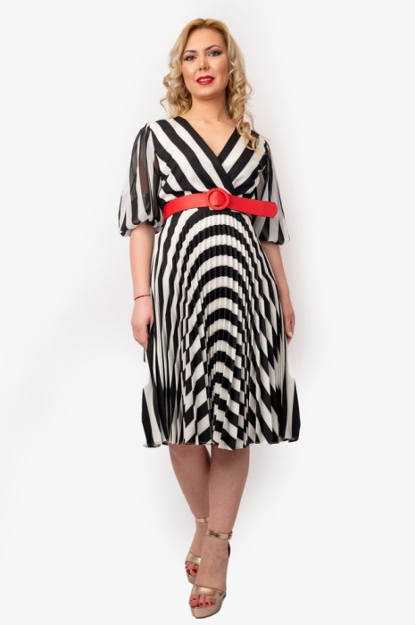 Rochie Dama Anabel Cu Fusta Plisata - S(36)