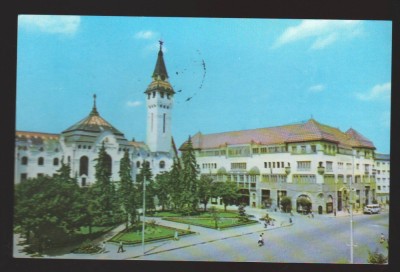 CPIB 23534 CARTE POSTALA - VEDERE DIN TARGU MURES, RPR, CIRCULATA, 1964, STAMPILE, TIMBRU foto