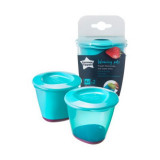 Recipiente de stocare hrana cu capac Explora, Tommee Tippee, 2 buc, Turquoise Mov