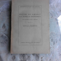 PIETRE DE GRANIT LA TEMELIA ROMANIEI, DIN CUGETARIEL LUI ION C. BRATIANU, CULESE DE PAMFIL C. GEORGIAN