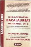 Ghid de pregatire bacalaureat matematica M1-2