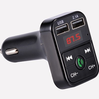 Modulator FM auto 12-24VCC +2x USB 2.1A cu afisaj LED +Bluetooth V4.2 +EDR