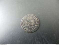 Elvetia - Z&uuml;rich 1 Schilling 1730