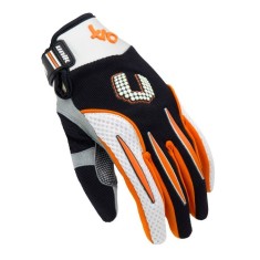 Manusi motociclete cross-enduro unisex Unik Racing model X-10 culoare: portocaliu L (9 cm)