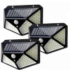 Set 3 Lampi ULTRA 100 LED Solare cu senzor de miscare si lumina 3 moduri ILUMINARE, Oem