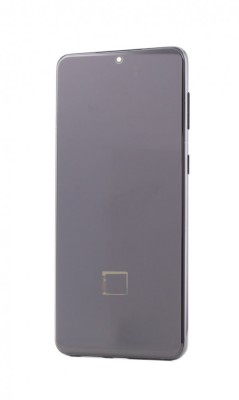 LCD Samsung Galaxy S21+ 5G, G996, Negru + Rama, foto
