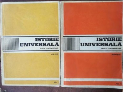 Istorie universala epoca contemporana 1, 2- C. Buse, I. Cartana foto