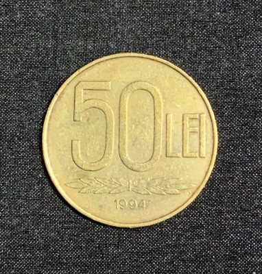 Moneda 50 lei 1994 foto