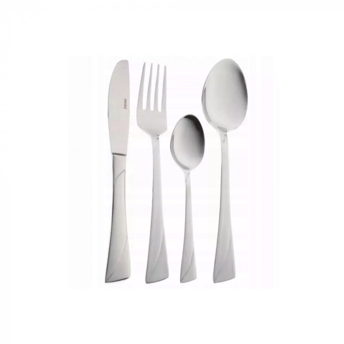 Set tacamuri din inox, 24 de piese, finisaj lucios, Kinghoff