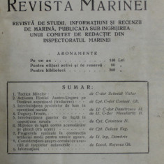 REVISTA MARINEI - REVISTA DE STUDII , INFORMATIUNI SI RECENZII DE MARINA, ANUL IV , INTEGRAL , COLEGAT DE 4 NUMERE , APARE TRIMESTRIAL , IANUARIE -