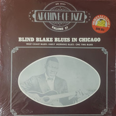 Blind Blake – Blues In Chicago, LP, France, 1970, stare impecabila(NM)