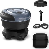 Aparat de ras pentru cap Rowenta Head Shaver TN3110E0, pana la 80 minute autonomie, 7300 RPM, 5 capete flexibile cu invelis din titan, precizie de 0.1