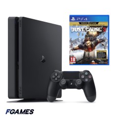 Consola Sony Playstation 4 Slim Ps4 1tb + Controller + Just Cause 3 Gold Edition PlayStation 4, Second-Hand