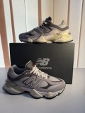 Adidasi Barbati New Balance 9060 Grey Piele Intoarsa Textil Confort Zilnic