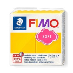 Pastă polimerică FIMO Soft 57g Galben floarea-soarelui